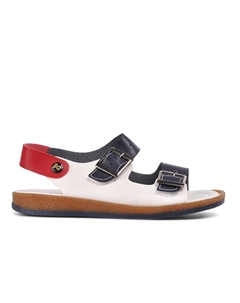 006 Сандалии для мальчиков темно-сине-бело-красного цвета Ayakmod