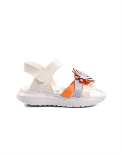 Şng 8010-P Сандалии для девочек бело-оранжевые Ayakmod