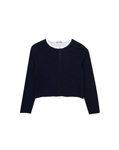 Вязаный кардиган, синий Gulliver