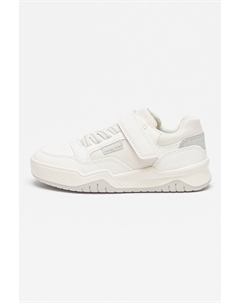 Туфли Perth на липучке и экокоже, белый Geox