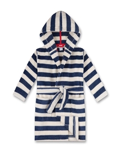 Банный халат, темно-синий/белый Sanetta