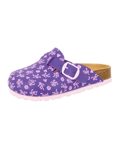 Мюли Pantolette Bioline Clog Kids, фиолетовый Lico