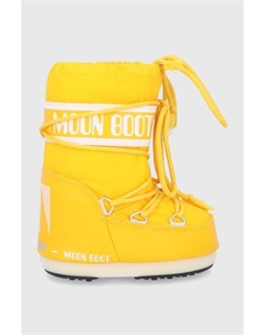 - Классические детские зимние ботинки из нейлона, желтый Moon boot
