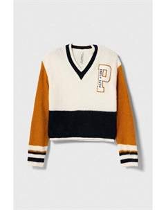 Детский свитер из смесовой шерсти, белый Pepe jeans