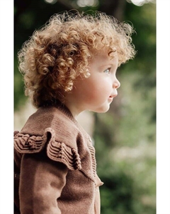 Это мой детский хлопковый кардиган FIC50., коричневый That's mine