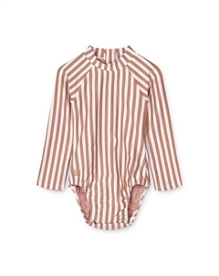 Сплошной детский купальник, бежевый Liewood