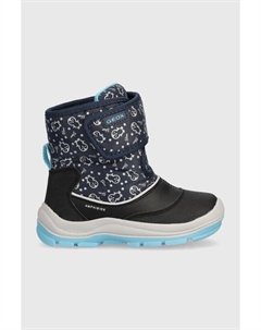 Детские зимние ботинки FLANFIL B ABX, темно-синий Geox