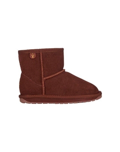 Детские замшевые зимние ботинки Wallaby Mini, коричневый Emu australia