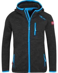 Флисовая куртка Jondalen XT, серый Trollkids