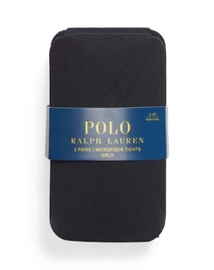 Детские колготки, 2 пары, черный Polo ralph lauren