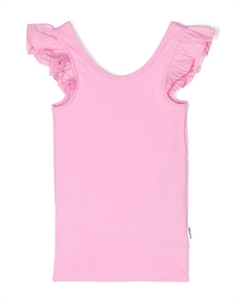 Топ без рукавов с оборками, розовый Molo