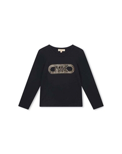 Детские лонгсливы, темно-синий Michael kors