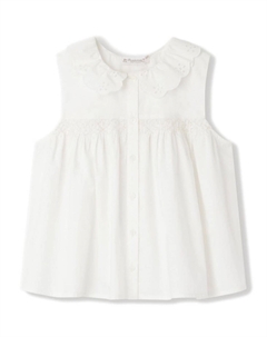 Блузка Faye без рукавов, белый Bonpoint