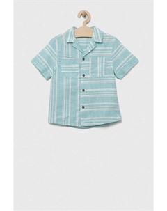Детская хлопковая рубашка United Colors of, бирюзовый Benetton