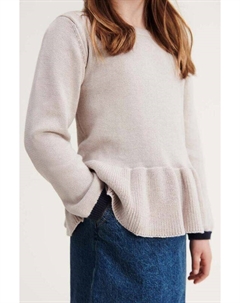 Хлопковый детский свитер, бежевый Liewood