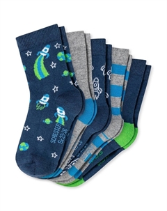 Носки, морской синий/серый Schiesser