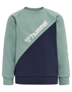 Спортивная толстовка, темно-синий/пастельный зеленый Hummel