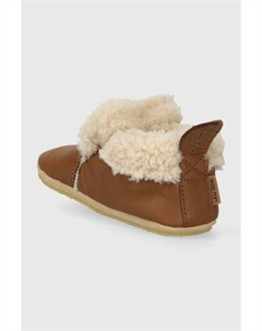 Детские кожаные тапочки, коричневый Shoo pom