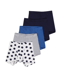 Трусы, темно-синий/королевский синий/белый Schiesser