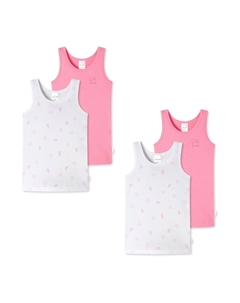 Майка, фуксия/пестрый розовый/белый Schiesser