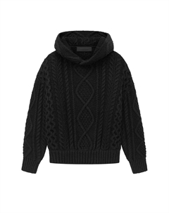 Худи Jet Black, черный Fear of god essentials