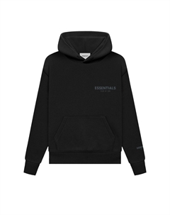 Детский пуловер с капюшоном, цвет Черный Fear of god essentials