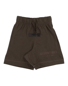 Детские шорты из джерси, темно-черные Fear of god essentials