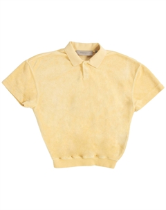 Детская рубашка-поло с короткими рукавами, цвет Светлый тосканский Fear of god essentials