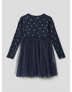 Платье с узором по всей поверхности, синий Name it