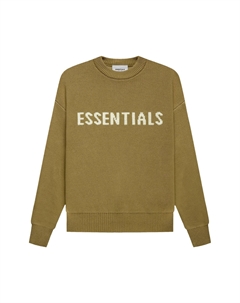 Детский вязаный пуловер, цвет Янтарный Fear of god essentials