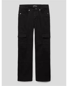 Брюки-карго с пятью карманами, черный Blue effect