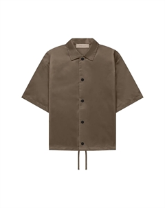 Детская нейлоновая рубашка с короткими рукавами, цвет Дерево Fear of god essentials