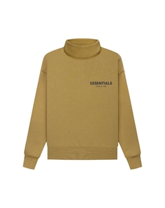 Детский пуловер без воротника, цвет Янтарный Fear of god essentials