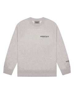 Детский пуловер с круглым вырезом, цвет Овсянка Fear of god essentials