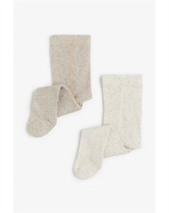 Колготки, 2 пары, бежевый H&m