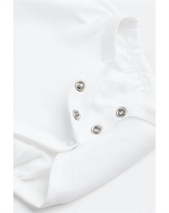 Боди с воротником, белый H&m