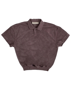 Детская рубашка-поло с короткими рукавами, цвет Сливовый Fear of god essentials