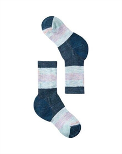 Носки в полоску с полной подушкой — детские, цвет Twilight Blue Smartwool