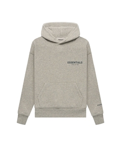 Детский пуловер с капюшоном Dark Heather Oatmeal Fear of god essentials