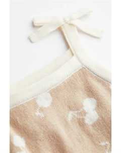 Вязанное платье, бежевый H&m