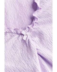 Мятая трикотажная блузка, фиолетовый H&m