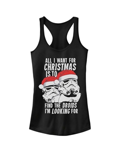 Майка «Все, что я хочу» для юниоров из «Звездных войн» на рождественской майке Star wars