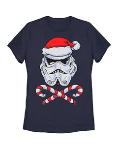 Детская рождественская футболка с изображением Санта-солдата «Звездные войны», темно-синий Star wars