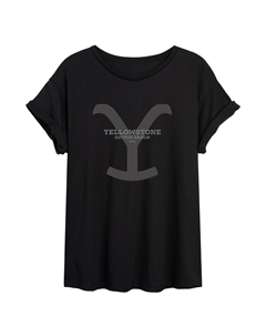 Струящаяся футболка Yellowstone Y Brand для юниоров Licensed character