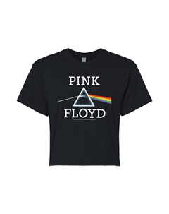 Укороченная футболка с рисунком Pink Floyd Dark Side Of The Moon для юниоров Licensed character