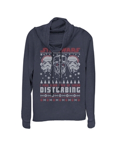 Пуловер с круглым вырезом для юниоров «Звездные войны Дарт Вейдер» без веселья «Уродливый рождественский пуловер» Star wars