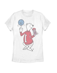 Детская баскетбольная футболка ICEE с портретом белого медведя Licensed character