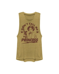 Мускулистая футболка «Лея, не называй меня принцессой» для юниоров Star wars