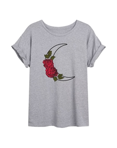 Большая футболка для юниоров Rose Crescent Moon Licensed character