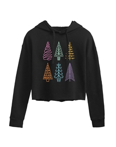 Укороченное худи для подростков «Рождественские елки» Licensed character